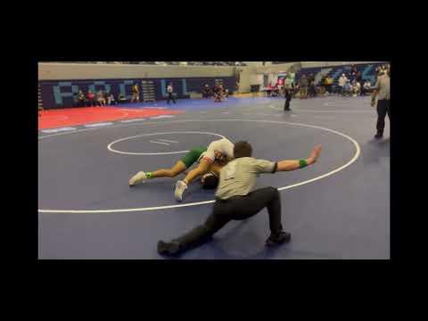 Video of 15-5a district first place match 157 lb