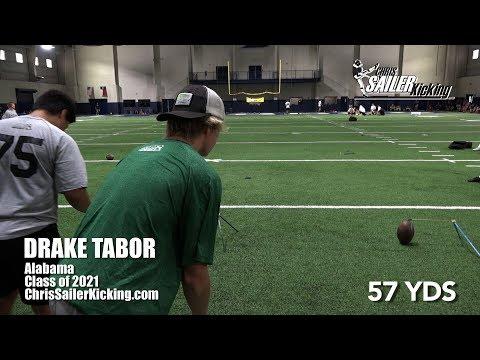 Video of Drake Tabor - kicker class of 2021