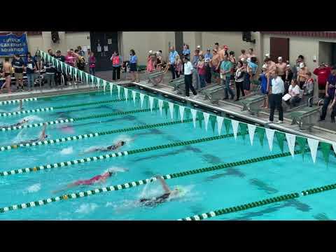 Video of 100 Back - Lane 5 Sport Fair B Finals  - 1st Place 