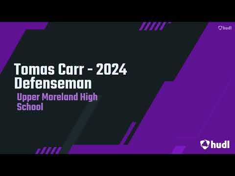 Video of Tomas Carr March Highlights - 2024 Defenseman - Upper Moreland, PA