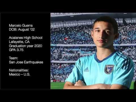 Video of Marcelo Guerra SJ Earthquakes Goalkeeper 2018 USSDA