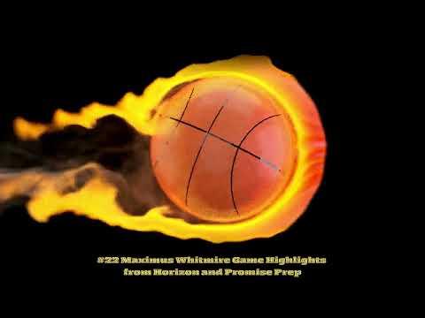 Video of #22 Maximus Whitmire Game Highlights from Promise Prep and Horizon