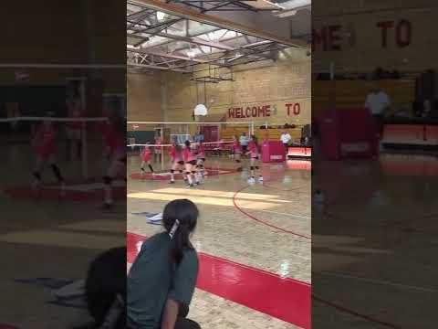 Video of First volleyball game 