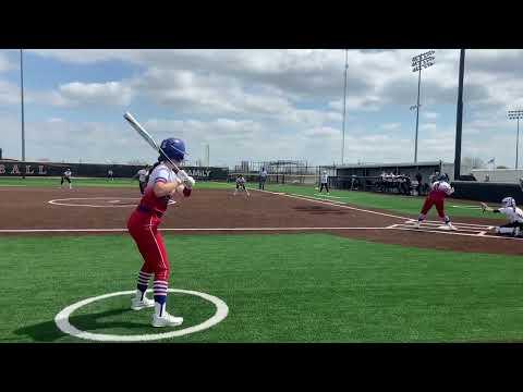 Video of Base hit to center