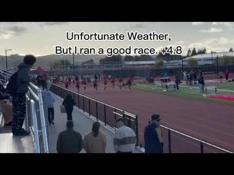 Video of 100m in 10.75