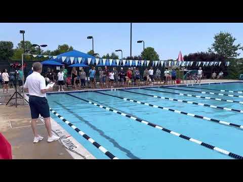 Video of 2021 Colonial Swim League All-Stars A-Final 50 Fly - Ashley Deabler yellow cap