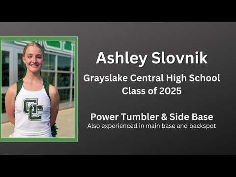 Video of Ashley Slovnik (Class of 2025) Highlight Reel