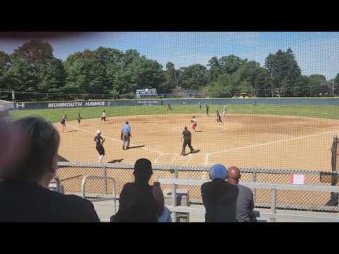 Video of Hitting: Jillian smokes a double off of the wall at Monmouth Elite Prospect Camp