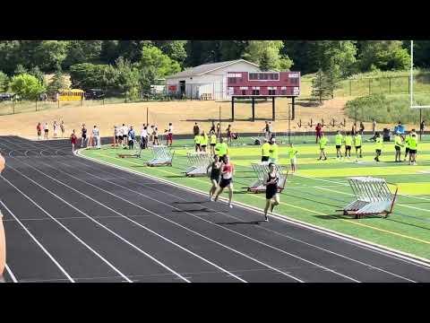 Video of 1:59 800m relay split at MHSAA Finals