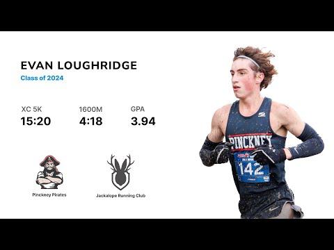 Video of Evan Loughridge; Racing Progression