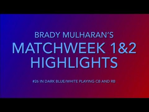 Video of Match Week 1 and 2 Highlights