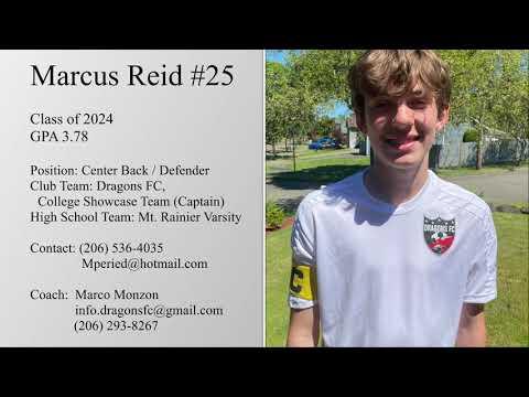 Video of Marcus Reid- Aged 15-16 highlights