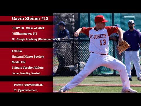 Video of Gavin Steiner RHP/1B 2024