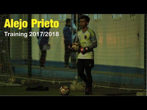 Video of Alejo Prieto in some goalkeeper training during 2017/2018 season with Texans Soccer Club and Miguel Becerra Goalkeeper Academy