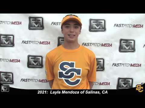 Video of Layla Mendoza 2021 skills video