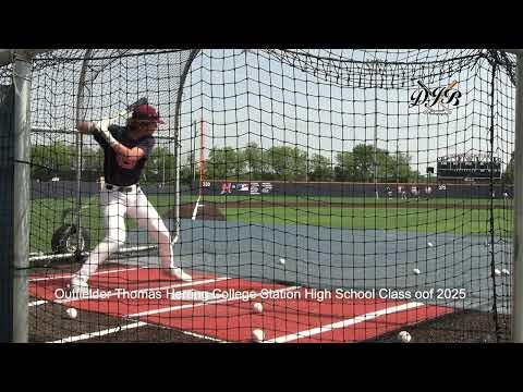 Video of 2023 Texas Rangers Area Code Tryout Thomas Herring 2025