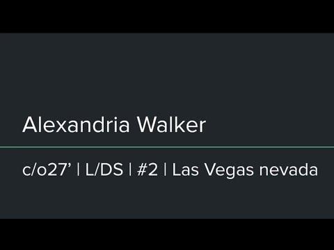 Video of Alexandria Walker L/DS(HIGHLIGHTS) 