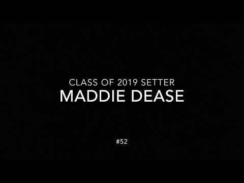 Video of Maddie Dease (#52) 6' Setter/OPP Highlight April 2018
