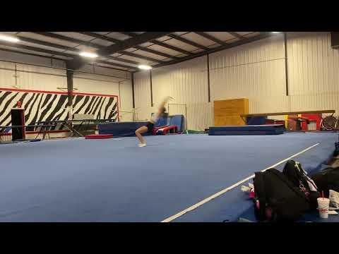 Video of Roundoff full handspring tuck