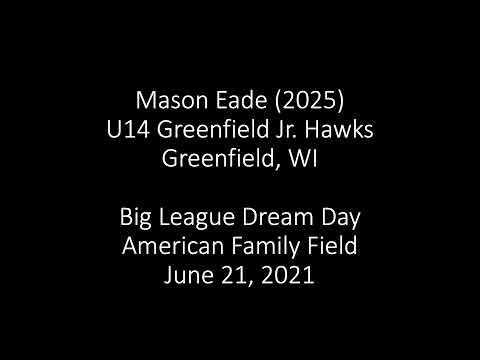 Video of Double - Big League Dream Day 2021 - American Family Field