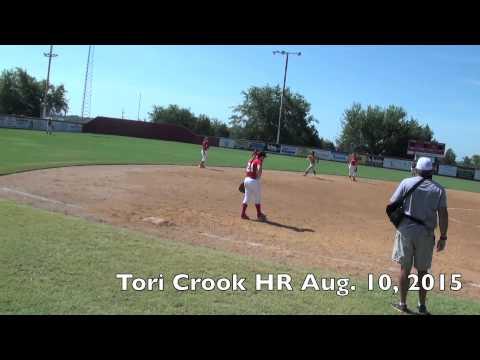 Video of Tori Crook Homerun Aug. 10, 2015