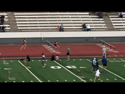 Video of 1st and 2nd lane midland first leg shuttle hurdle relay