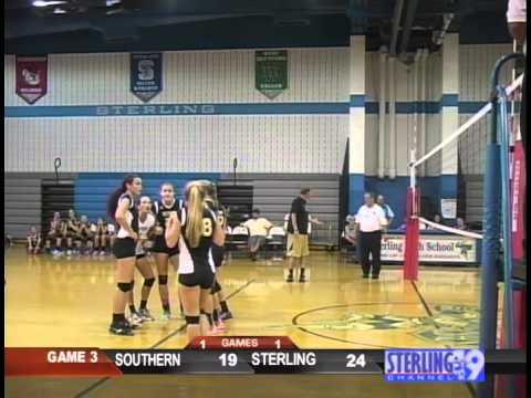 Video of Sterling High Girls Volleyball beats Southern 2013