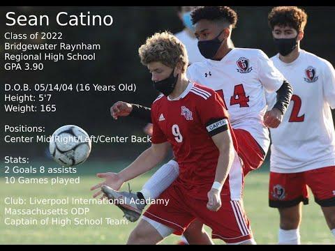 Video of Sean Catino Junior Year Highlights