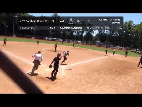 Video of Sydney Bolinsky 2024 - Defensive at USSSA Nationals (07-30-22)