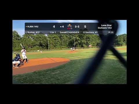 Video of O. Santana Strikes out final batter for the Save.