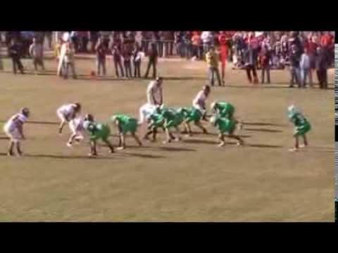 Video of Wyatt Schrepfer - tackles QB & RB in same play - State Championship