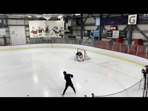 Video of Pro Shooting Drills with Former Islanders Goalie Coach 