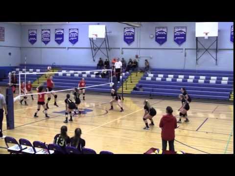 Video of Tournament - March 5, 2016 - Red Jersey #55 Middle Hitter