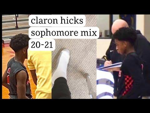 Video of Claron Hicks 20-21 Varsity Sophomore Highlights 