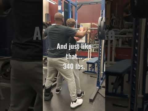 Video of Nolan Radney Squats 340 easily