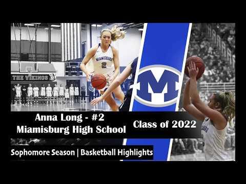 Video of Anna Long: 2022 5'9" Guard - Miamisburg High School, OH - 14 PPG (Sophomore year)