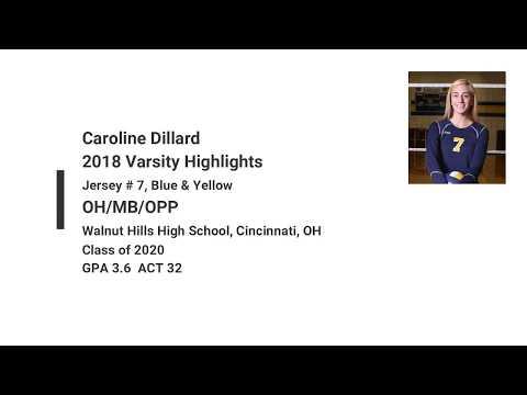 Video of Caroline Dillard WHHS Varsity Highlights 2018 Season