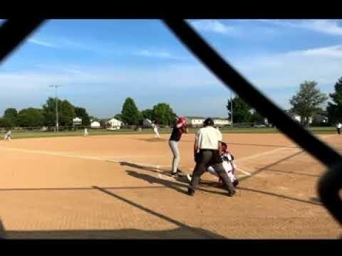 Video of 1st Place League decider Game. 78 pitches 54 strikes thrown 8 strikeouts for the 3-1 win. Singled with 2 RBI’s 