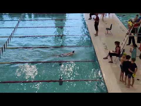 Video of Ethan Williams - 100m Backstroke Short Course Lane 4 - 1:00.95 (June 24, 2022)