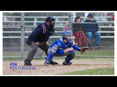 Video of Ben Flanders - 2021 Catcher - 16 yrs old - EV: 86/90 (Ave/T), Pop Time 2.0 s, 60 Yard - 7.0 s