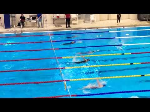 Video of Phoibe Clarke 50 metre back 