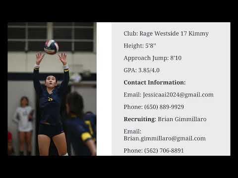 Video of Jessica Ai '24 Setter Junior National Highlight