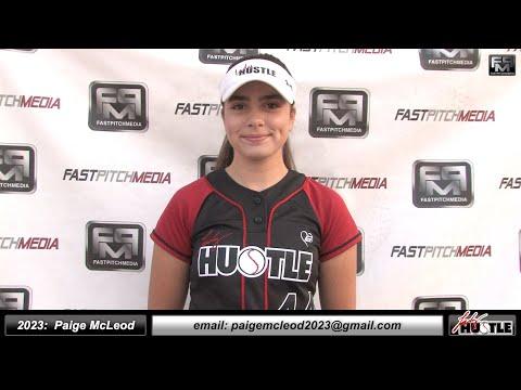 Video of 2023 Paige McLeod Pitcher and First Base Softball Skills Video - Lady Hustle