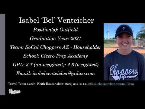 Video of Isabel Venteicher Softball Skills Video - 2021 Outfield