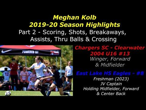 Video of Meghan Kolb - 2019-20 Season Highlights Part 2: Scoring Assists Shooting Thru Balls & Crossing