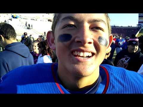 Video of Kameron Miller on his team's win in the 5A State Championship 2013