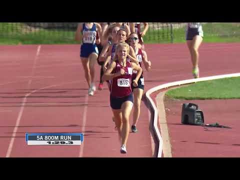 Video of 800M State Champion