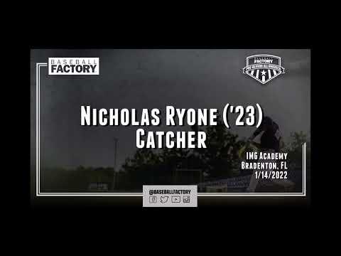 Video of Nicholas Ryone Baseball Factory Video