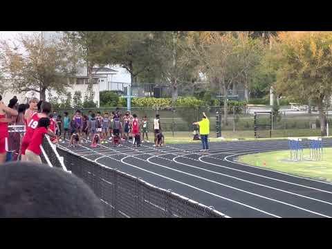 Video of 8th grader Jamaria Richardson 12.41 100m!!! Lane 2
