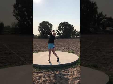 Video of Madi King Hammer Throw from Throw Far Ranch